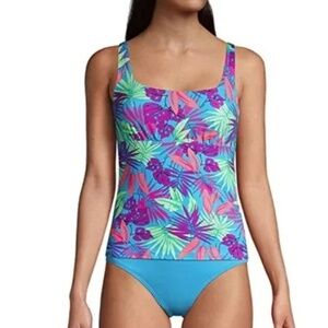 EUC Lands End Underwire Bathing Suit Top- 24W